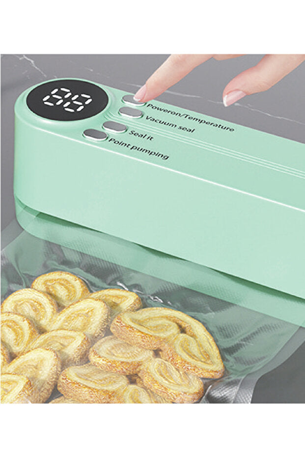 Elysora Dijital Ekranlı Vakum Makinesi – Gıda Saklama ve Paketleme Cihazı