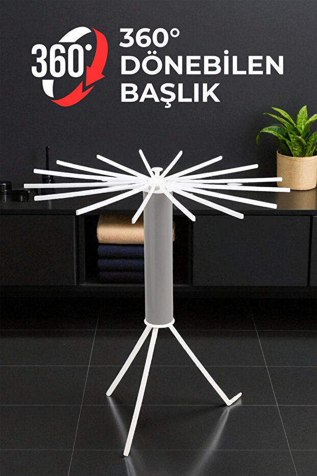 Katlanabilir Ahtapot Kurutmalık — Yer Kaplamayan Pratik Çamaşır Askılığı