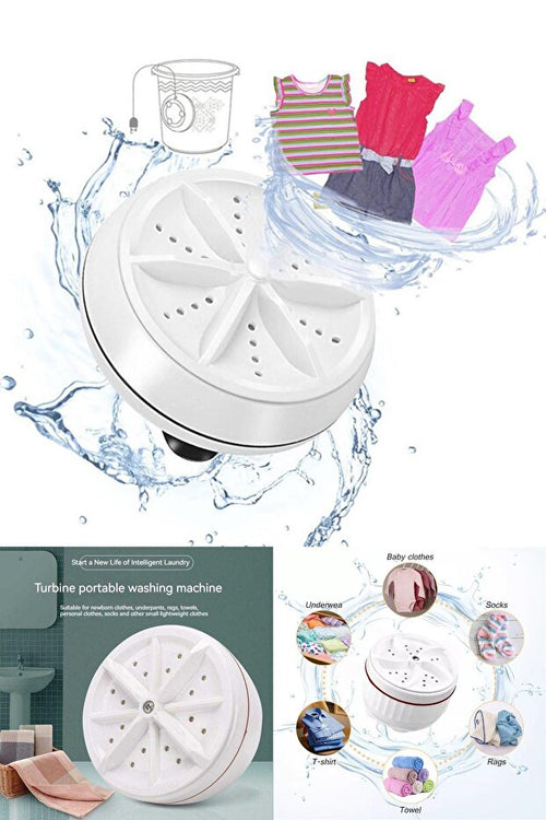 Elysora Kamp, Yurt ve Seyahatler İçin Pratik Çözüm: Mini Çamaşır Makinesi! Portatif Çamaşır Yıkama Aleti