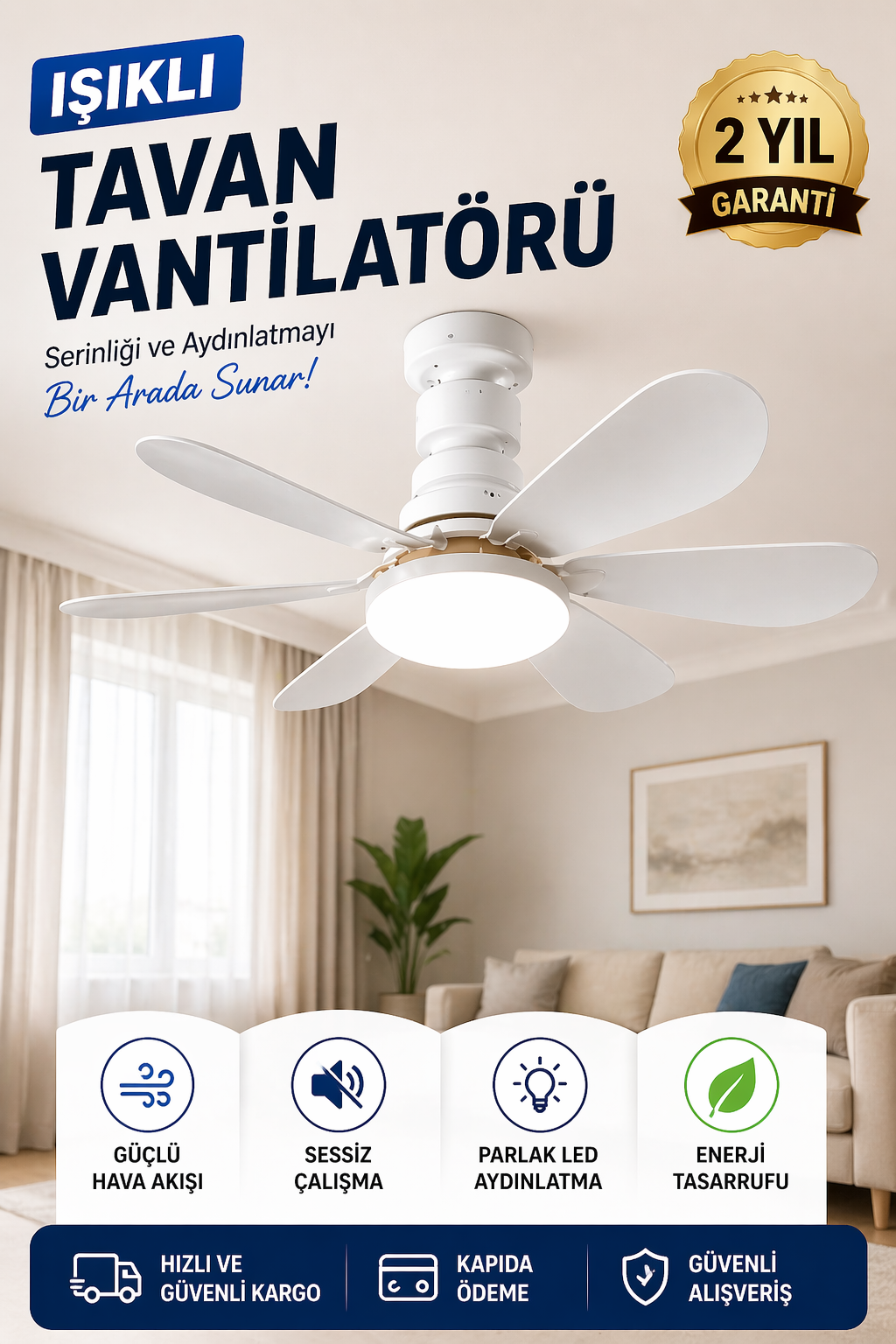 ⚡ ELEKTRİK FATURASINI DÜŞÜREN AKILLI TAVAN VANTİLATÖRÜ