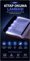 Gece Kitap Okuma Cihazı – Göz Yormayan Aydınlatma