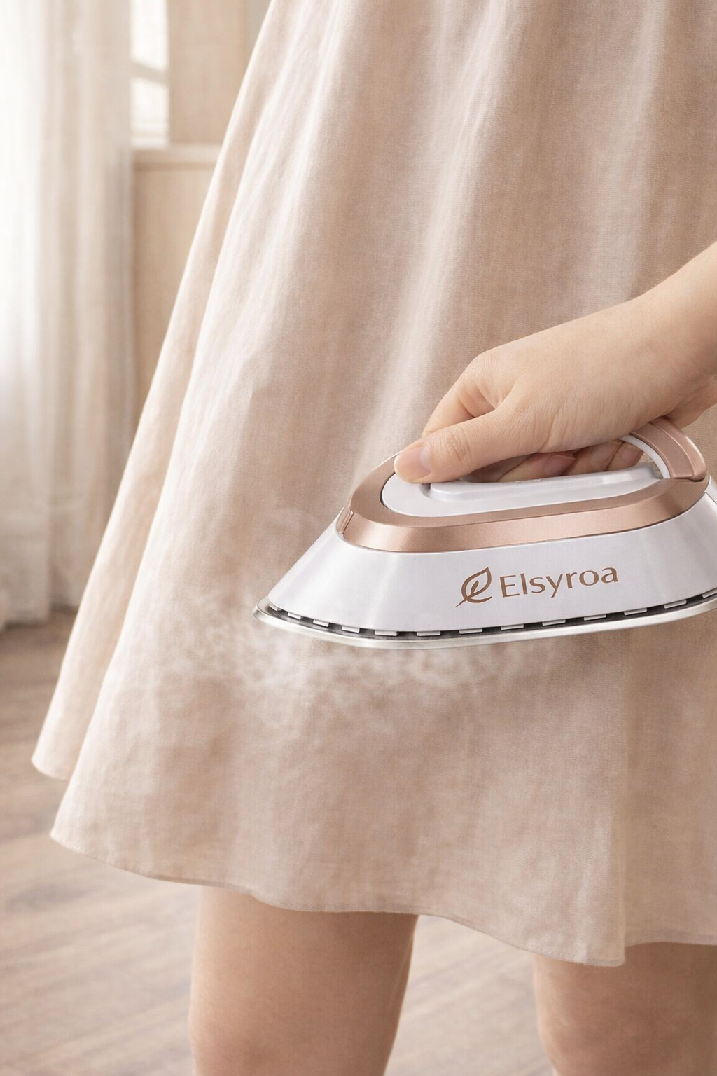 Elsyroa El Tipi Buharlı Ütü – Taşınabilir, Hızlı Kırışıklık Giderici