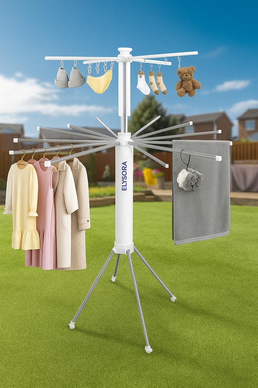 Katlanabilir Ahtapot Çamaşır Kurutma Askısı - Kule Çamaşır Askılığı