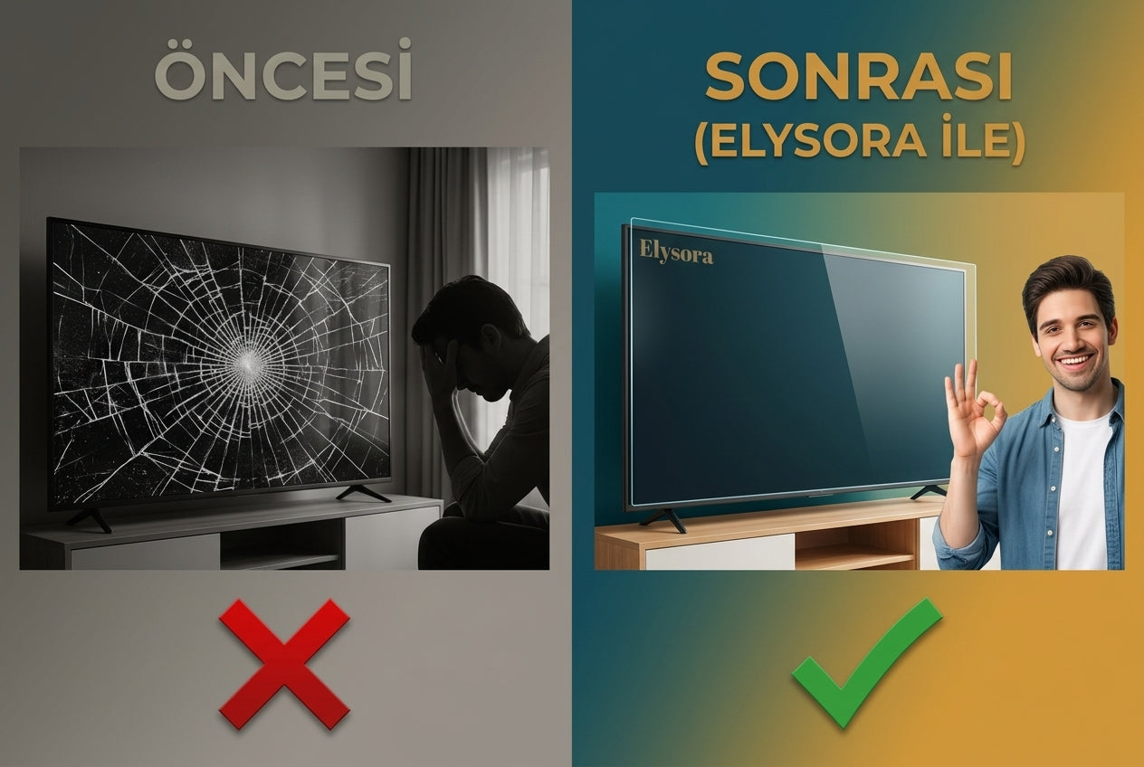 Elysora™ Premium Akrilik TV Ekran Koruyucu
