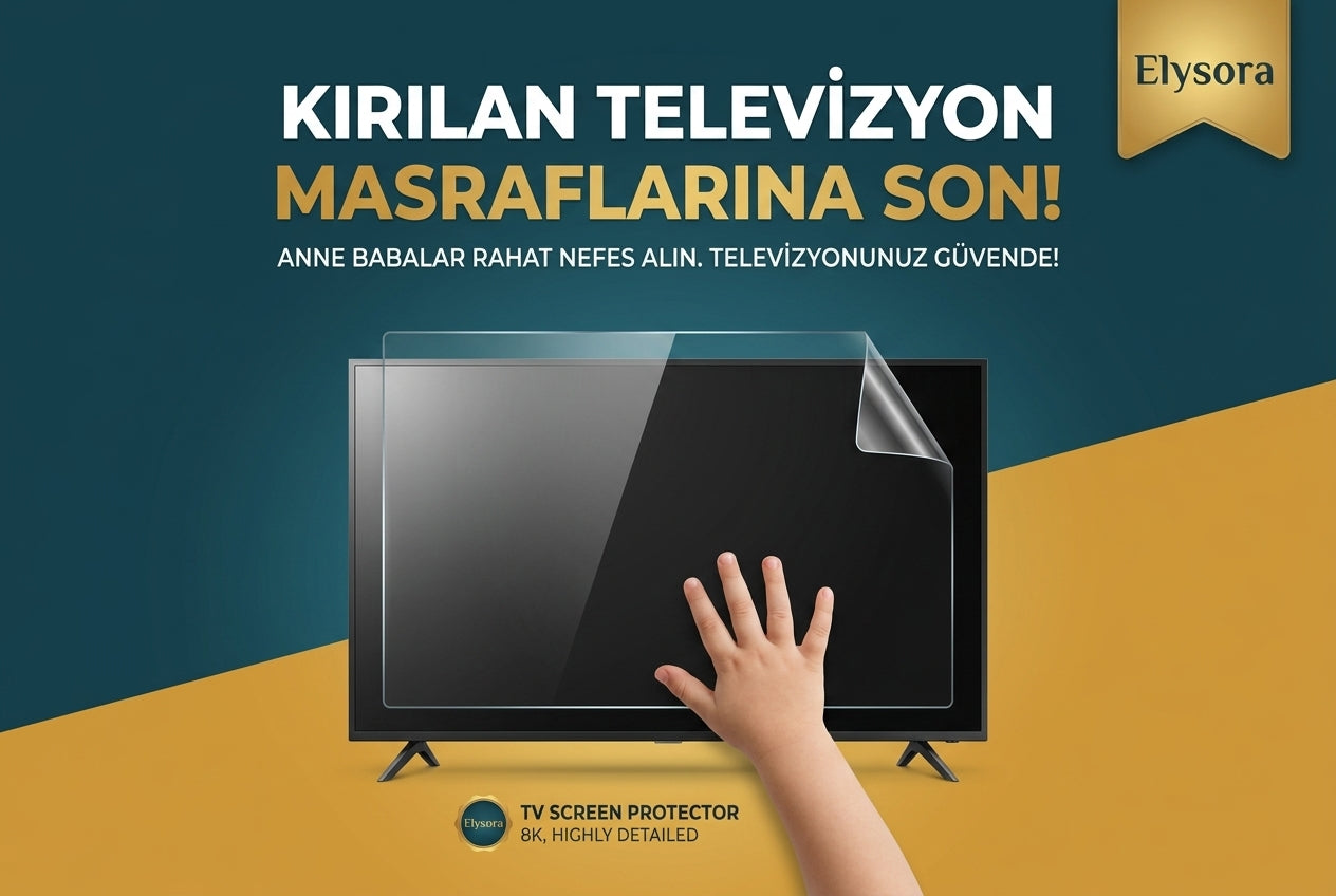 Elysora™ Premium Akrilik TV Ekran Koruyucu