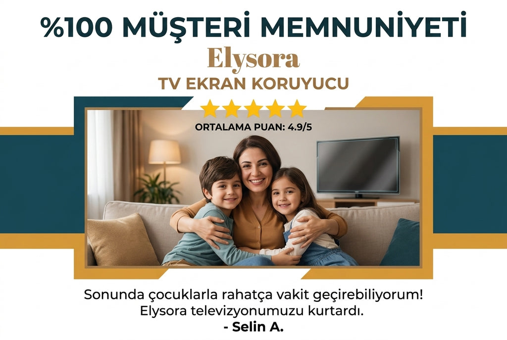 Elysora™ Premium Akrilik TV Ekran Koruyucu