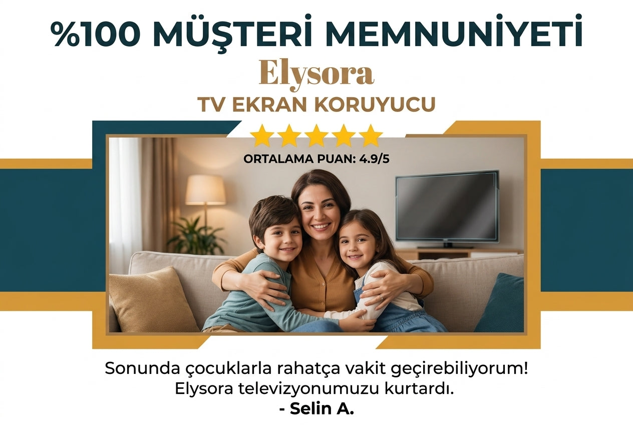 Elysora™ Premium Akrilik TV Ekran Koruyucu